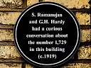 Ramanujan, Srinivasa - Hardy, G H - 1729 (id=5714)